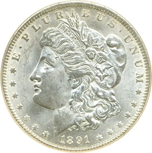 image for: 1891 $1 NGC MS63