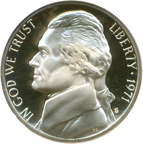 image for: 1971-S 5c  NGC Proof 67 UCameo