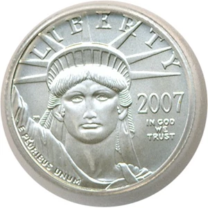 image for: 2007-W $10 Platinum Eagle ICG MS70