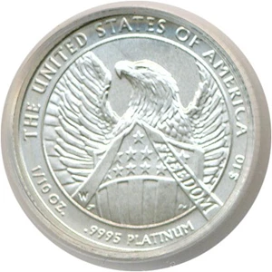 image for: 2007-W $10 Platinum Eagle ICG MS70