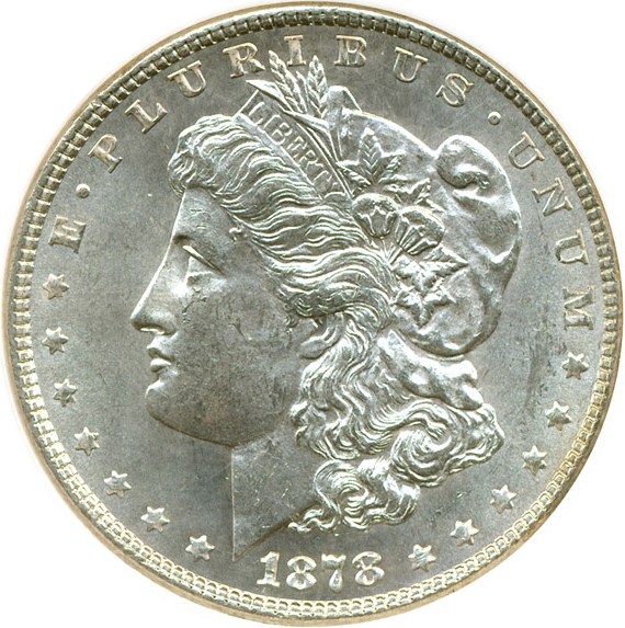 image for: 1878 7/8TF $1 Strong  VAM 42  7/7, VAM-42A DGS MS62  (Cleaned)