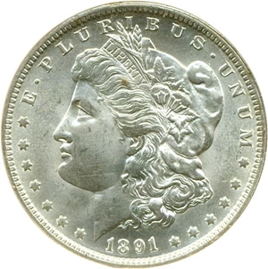 image for: 1891-O $1 DGS MS64
