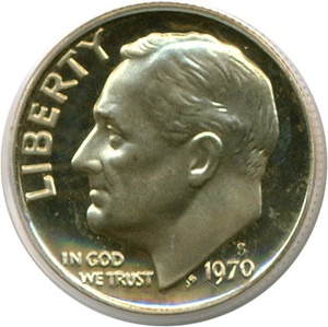 image for: 1970-S 10c PCGS Proof 68 DCameo