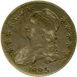image for: 1825 50c DGS VF30 (Lightly Cleaned, Altered Surfaces)