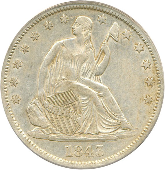 image for: 1843-O 50c  PCGS XF45 