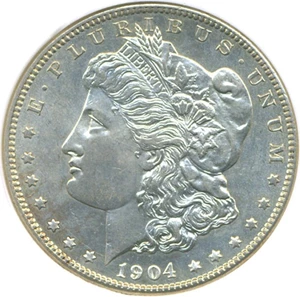 image for: 1904-S $1 DGS MS62 (Cleaned)