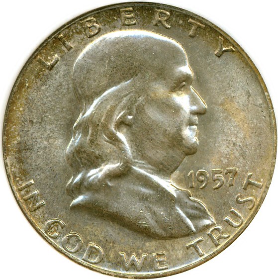 image for: 1957 50c DGS MS64