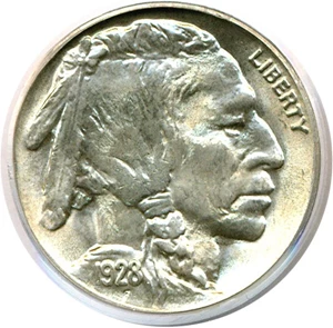 image for: 1928 5c PCGS MS65