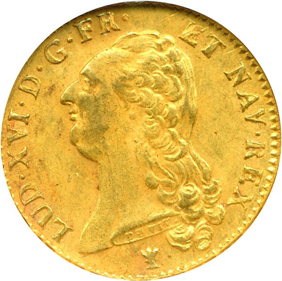image for: France: 1786-I 2 L'Or  NGC MS61