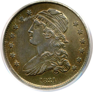 image for: 1831 25c Large Letters PCGS MS63