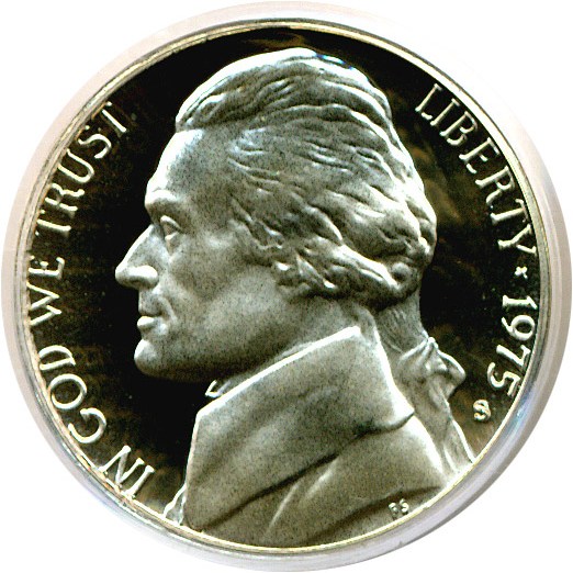 image for: 1975-S 5c  PCGS Proof 69 DCameo