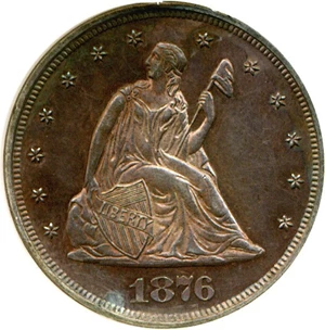 image for: 1876 20c DGS Proof 58