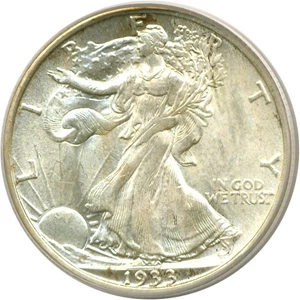 image for: 1933-S 50c PCGS MS62