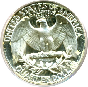 image for: 1961 25c PCGS Proof 66 Cameo