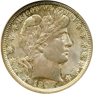 image for: 1907-D 50c NGC/CAC MS63 ex: Richmond Collection