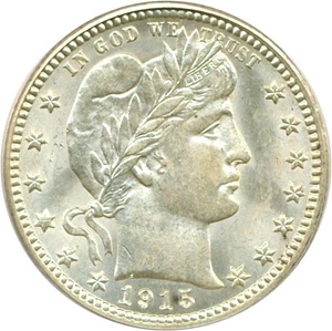 image for: 1915-D 25c PCGS MS64