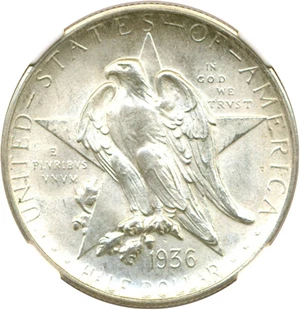 image for: 1936-D 50c Texas NGC MS66