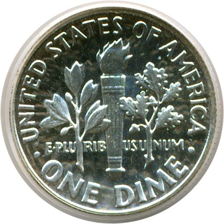 image for: 1959 10c  PCGS Proof 68 Cameo