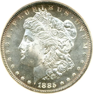 image for: 1885 $1 NGC MS64 DMPL