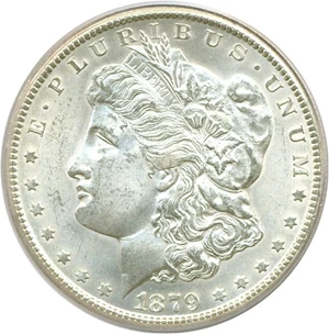 image for: Top 100 VAM: 1879-CC $1 Capped Die (VAM 3) PCGS/CAC MS64