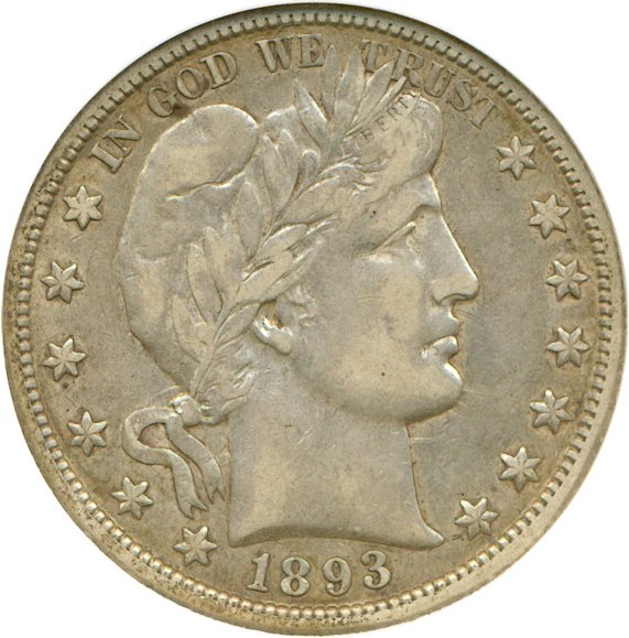 image for: 1893-O 50c  NGC VF35 