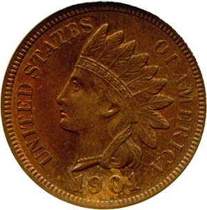 image for: 1901 1c DGS MS63 RB