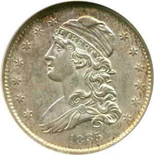 image for: 1835 25c ANACS AU58