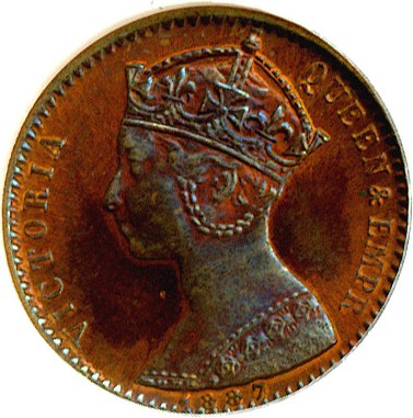 image for: Great Britain: 1887 1/2 Far Jubilee Model DGS MS65 RB * Color *