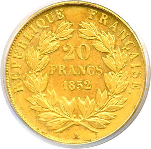 1852-A     20 Fr MS thumbnail 3