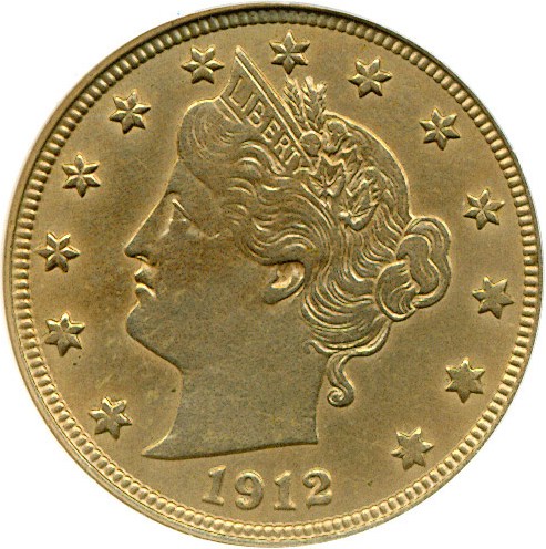 image for: 1912-D 5c DGS AU50  (Cleaned)