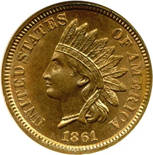 image for: 1861 1c NGC MS65