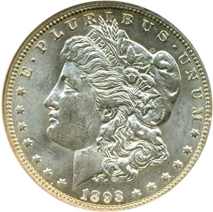 image for: 1893-O $1 NGC MS62