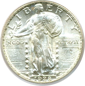 image for: 1928 25c PCGS MS65 FH