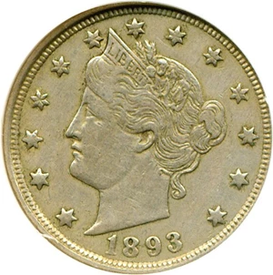 image for: 1893 5c DGS XF45 (Lightly Cleaned)