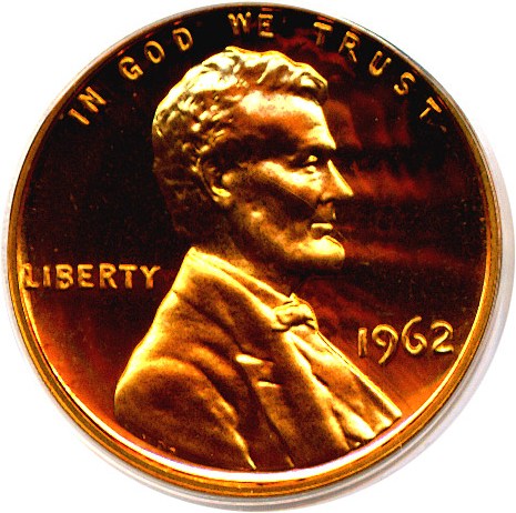 image for: 1962 1c  PCGS Proof 67 RD Cameo