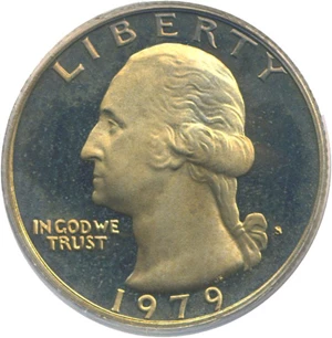 image for: 1979-S 25c Ty.1 PCGS Proof 68 DCameo