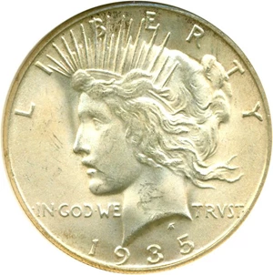 image for: 1935-S $1 DGS MS64