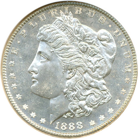 image for: 1888 $1  NGC MS65 DMPL