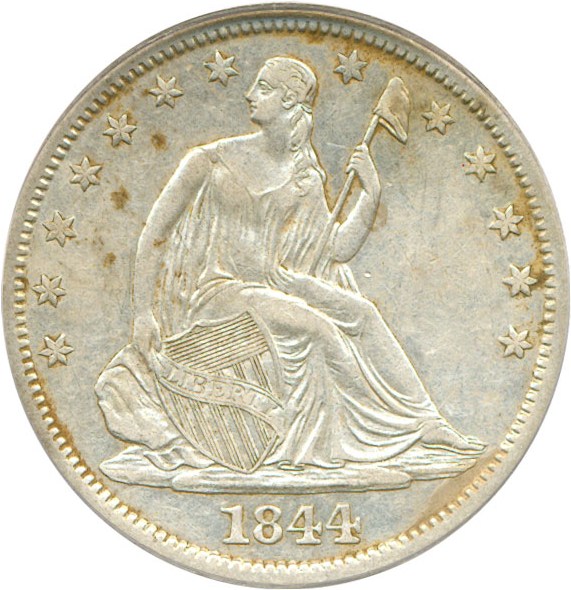 image for: 1844-O 50c  PCGS AU50 