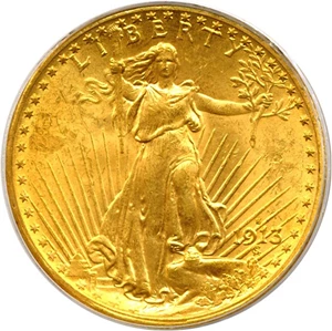 image for: 1913-S $20 PCGS MS64