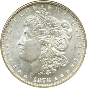 image for: 1878 7/8TF $1 Weak VAM 33 7/4TF NGC MS65