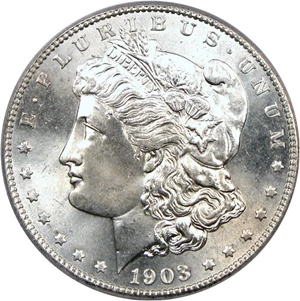 image for: 1903-S $1 PCGS MS65
