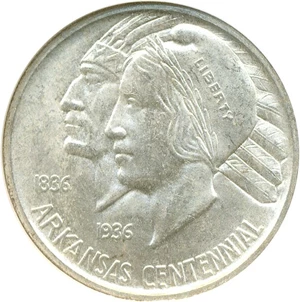 image for: 1935-S 50c Arkansas NGC MS65