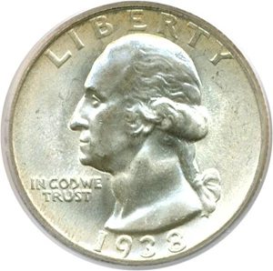 image for: 1938 25c PCGS MS66