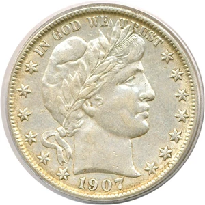 image for: 1907-O 50c PCGS AU50