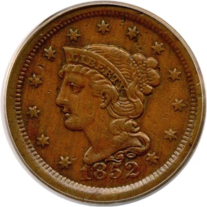 image for: 1852 1c ICG VF35 BN