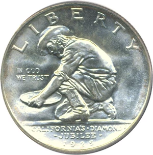 image for: 1925-S 50c California PCGS MS66