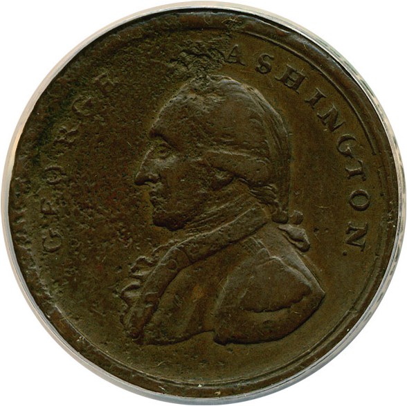 image for: 1795 1/2 P Wash LIB/SEC Pl Edge NCS XF Details (Corroded)