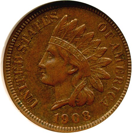 image for: 1908 1c  NGC MS64 BN