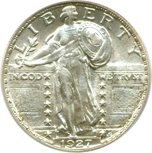image for: 1927 25c PCGS MS62